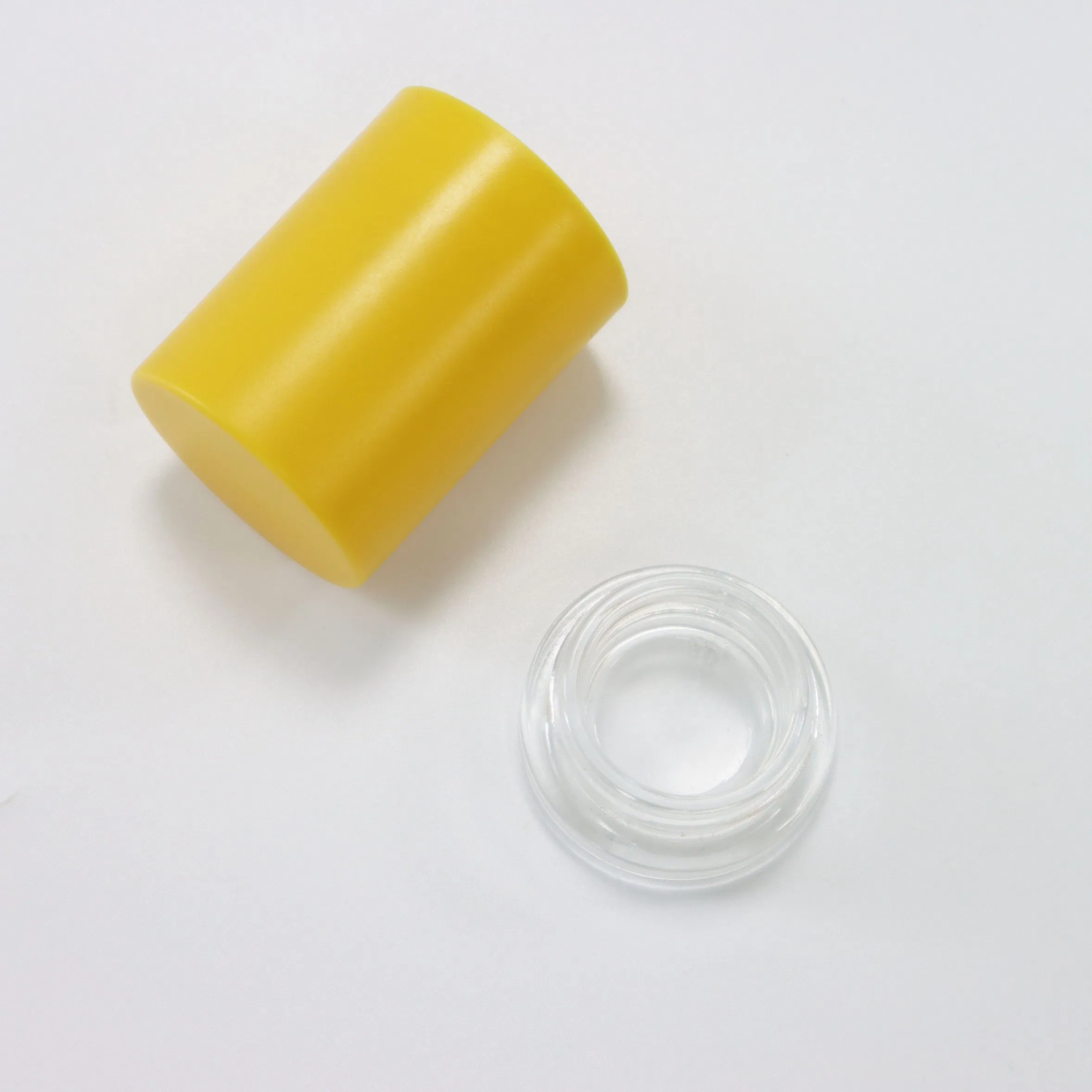 Factory Manufacturer Luxury Glass Cosmetic Jars Wholesale 3G 5g 7g 9g Concentrate Bottle Package with CRC Child Resistance Resistant Proof High Tall Lid Cap