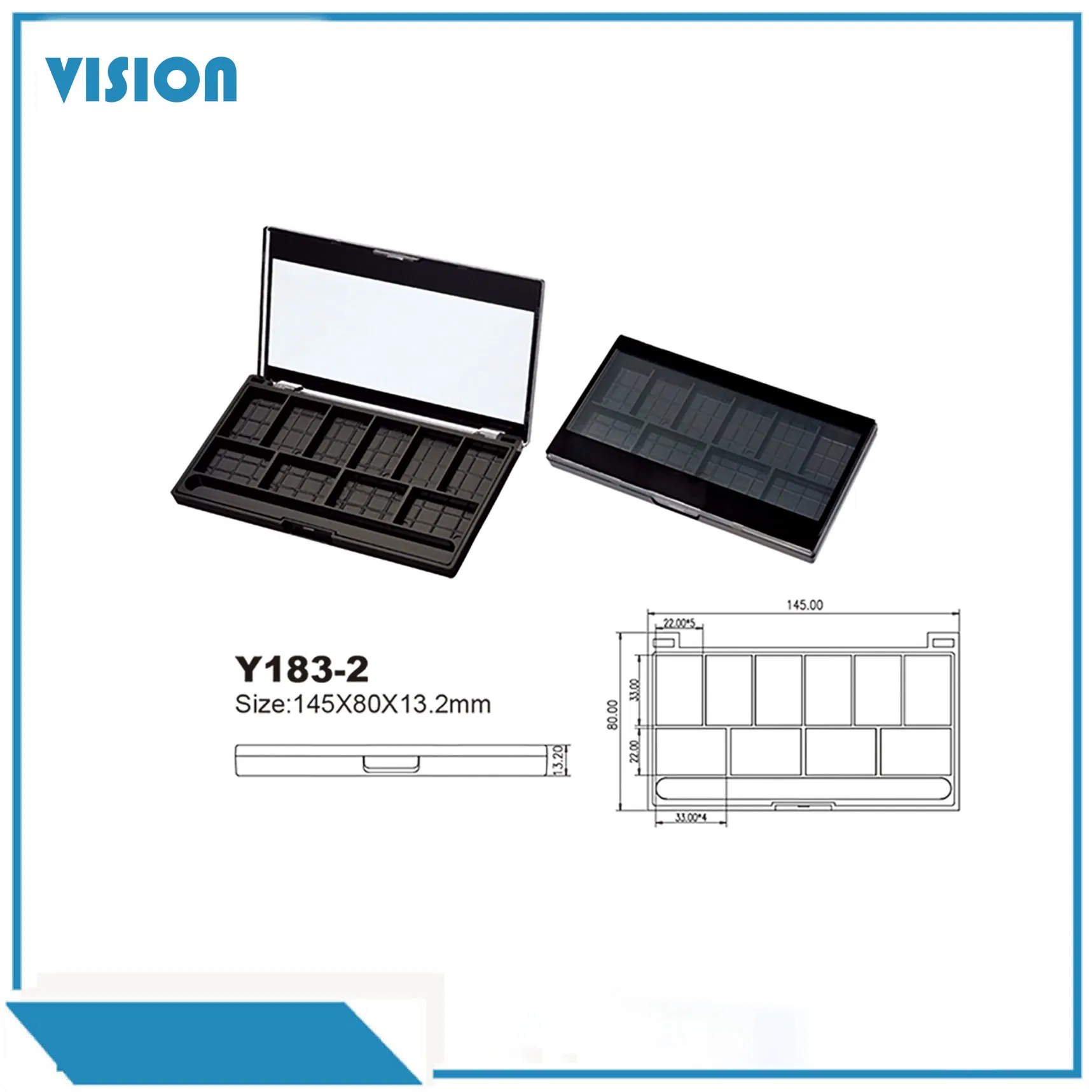 Quality ABS Plastic Cosmetic Box Plastic Make up Package