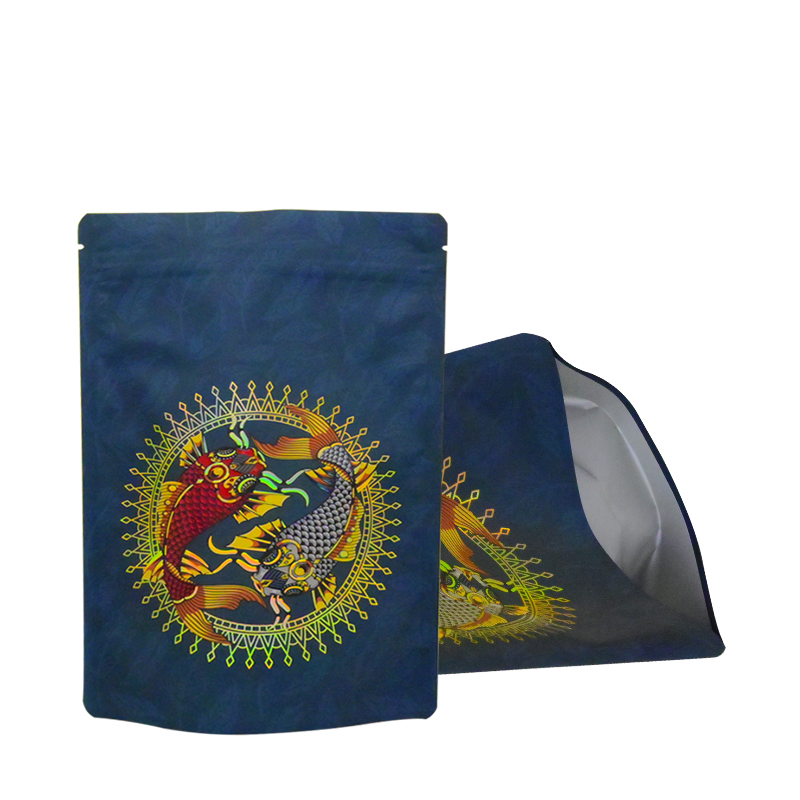 Custom Zipper Plastic Retail Packaging Packing Poly Pouch Zip Lock Bag Mylar Package with Hang Hole