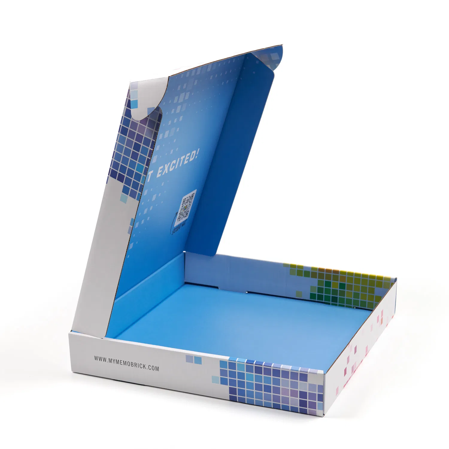 Custom Logo Colored Gold Foil Corrugated Paper Cosmetic Packing Box