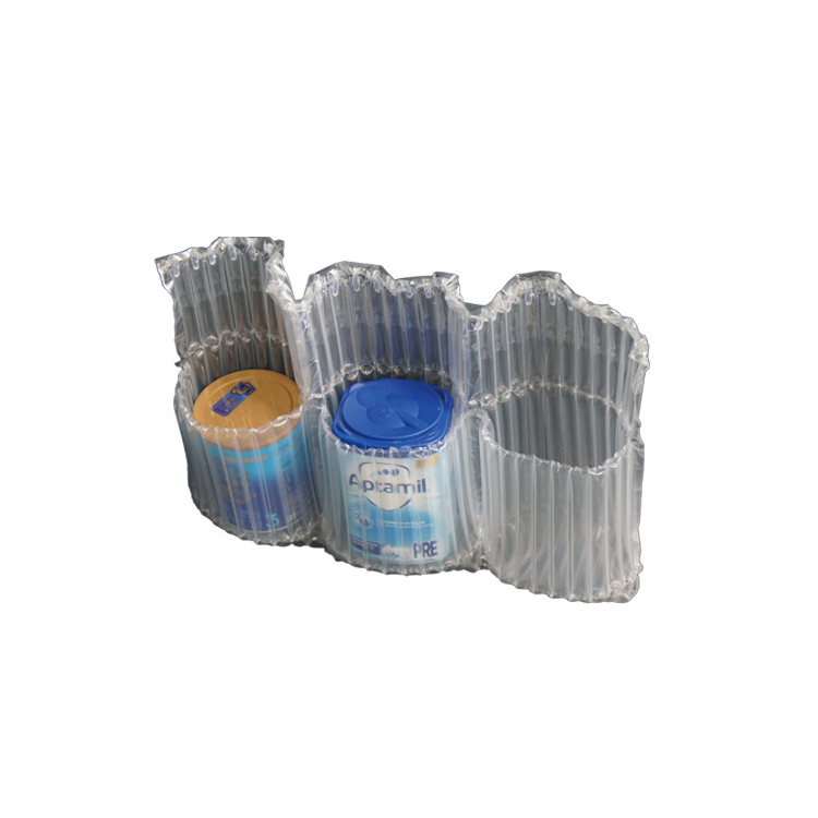Recyclable Waterproof Protective Pillow Airbag Transparent Plastic Packing Inflatable Post Air Column Film for Protecting Shipping Powder Fragile Package