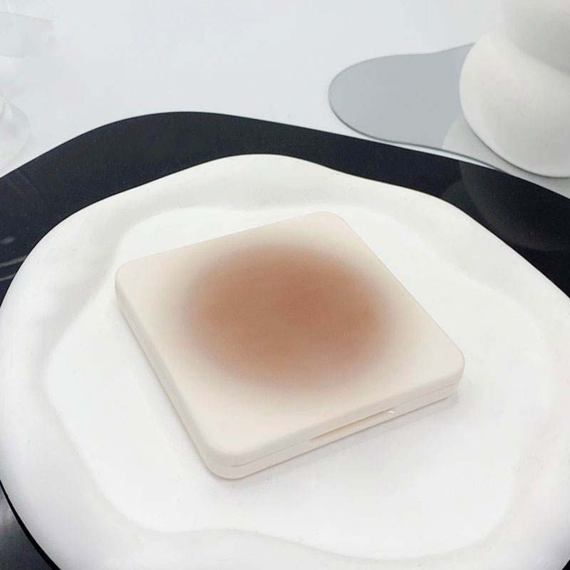 Custom Wholesale Rectangle 4-Color ABS Portable Empty Eye Shadow Case Makeup Package