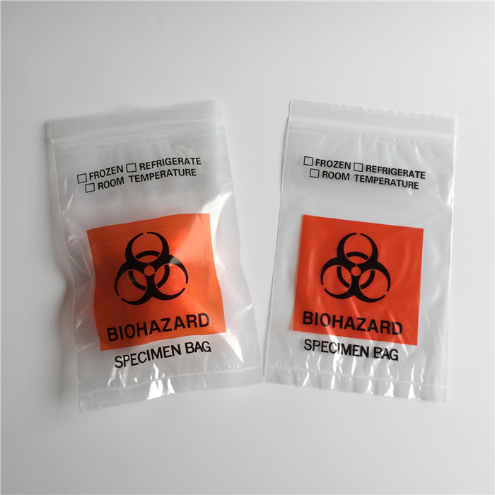 Popular Sales Clear Specimen Transport Biohazard Tube Package for Safety