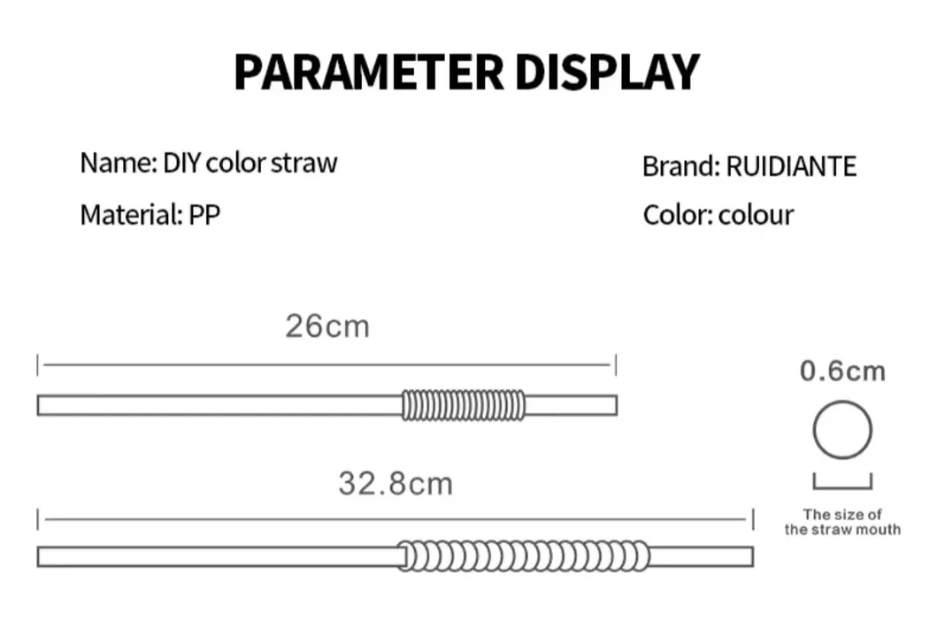 Flexible Straws Display