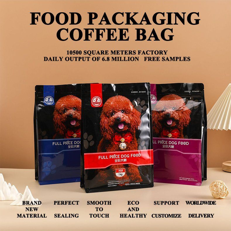 Polyethylene Disposable Mylar Plastic Pouch Ziplock Doy Pack Bag Packaging Aluminum Film Pouch Doypack Coffee Tea Food Reclosable Packet Package