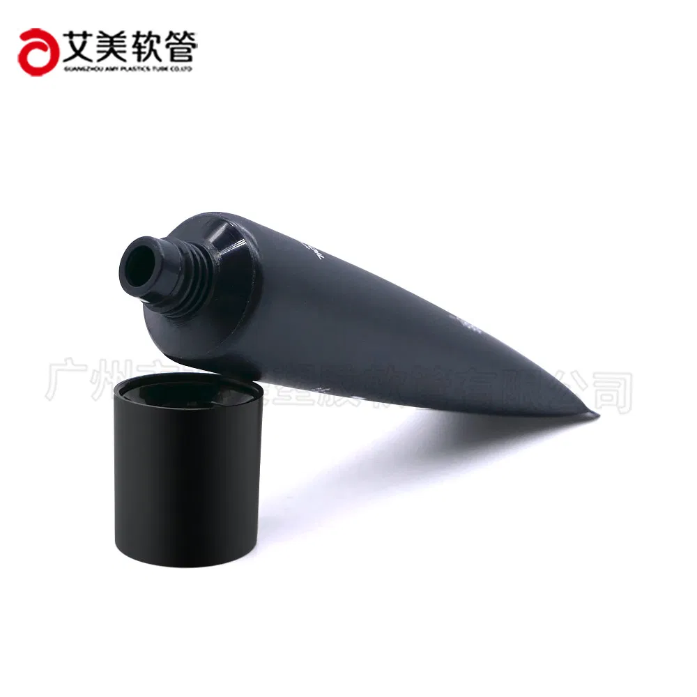 Matte Black Tube Packaging Squeeze Bottle Hand Cream Package
