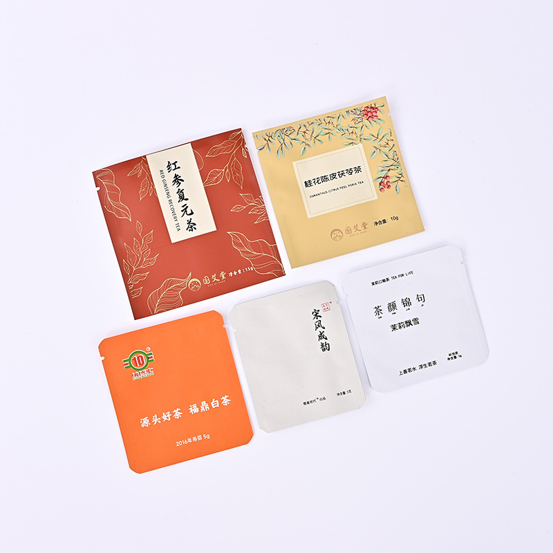 UV Printing Polyethylene Ziplock Disposable Mylar Recycle Plastic Protain Powder Packaging Aluminum Pouch Doypack Coffee Tea Food Bag Package