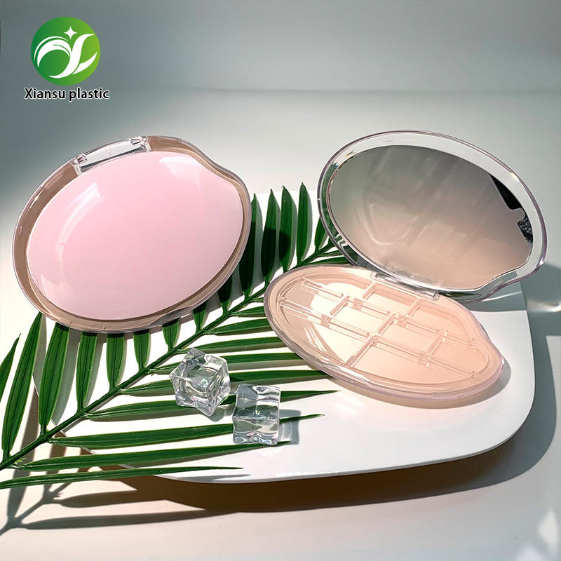 Portable Oval Nine-Grid Powder Blusher Makeup Package for Premium Productos De Belleza