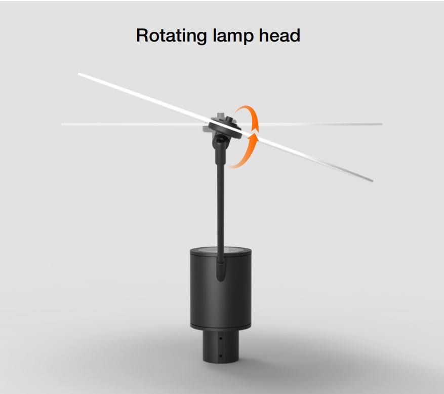 Hot Sale LED-Light OEM LED Garden Light Die-Casting Aluminum CE RoHS LED Outdoor Lighting Post Top Rotating Lamp Head