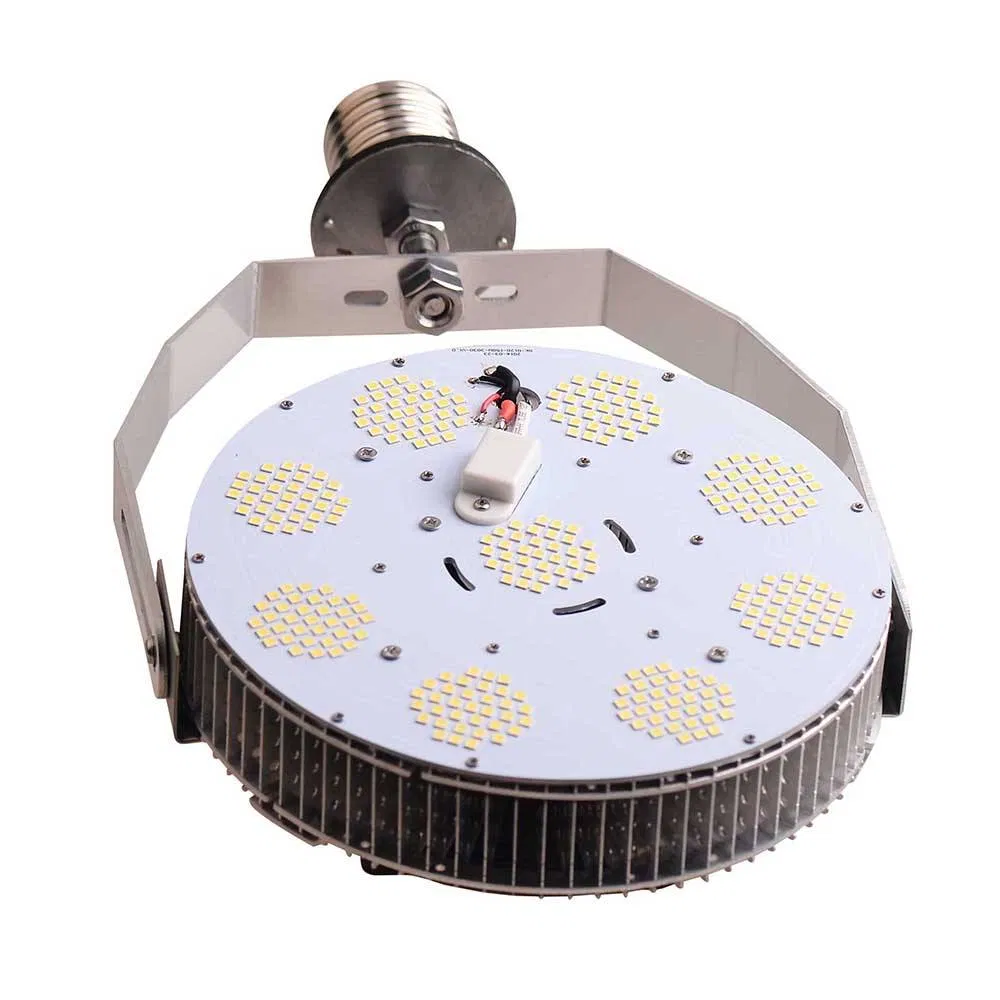 Us Stock 80W-100W-120W-150W 100-277VAC E26 &E39 Socket Adjust Color 4 in 1 Lamp Replacement Shoebox Lamps Canopy Fixture LED Round Retrofit Kits Light