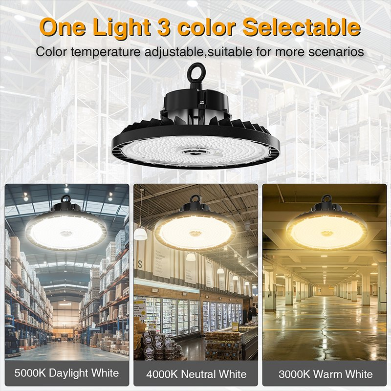 ETL Dlc CE SAA 100W 150W 200W 240W Industrial Warehouse Aluminum UFO LED High Bay Light