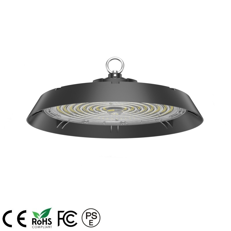 200W 150W 100W Watts Selectable 150lm/W 3CCT UFO LED High Bay Lights