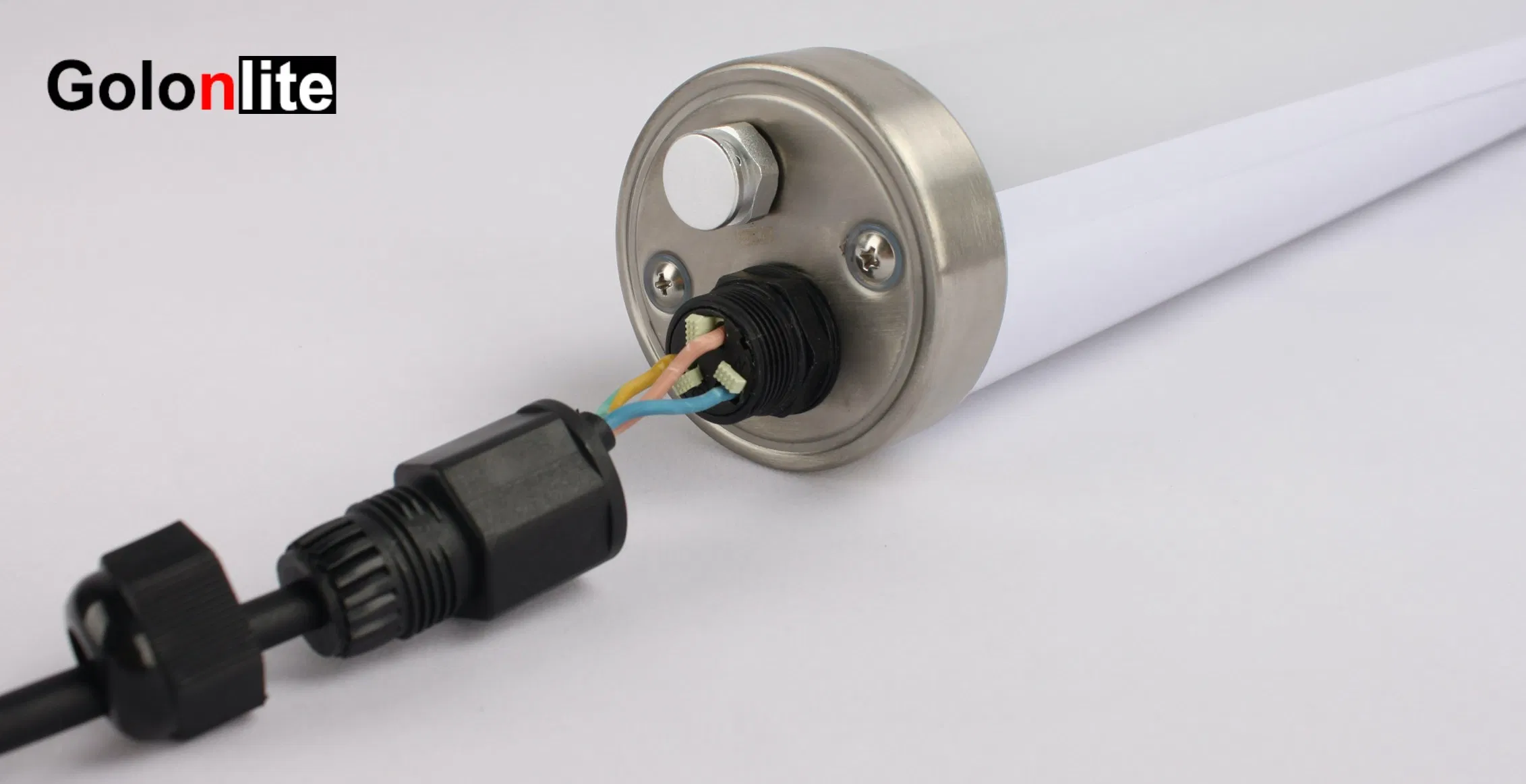 IP69K Light Vapor Tight LED Triproof Luminaire for Food Processing Factory Carwash Chicken Farm