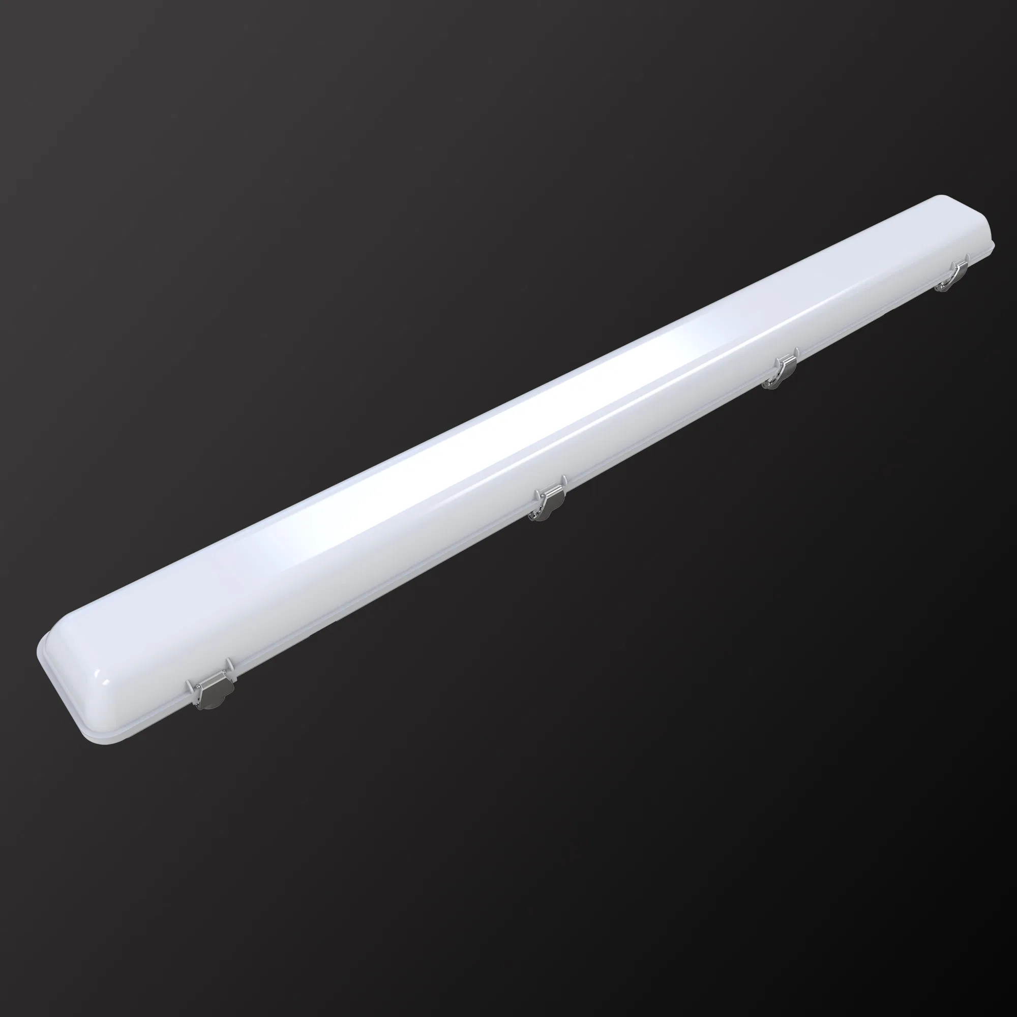 60W Industrial Outdoor LED IP65 Ik08 PC Tri-Proof Fixture with Microwave Sensor