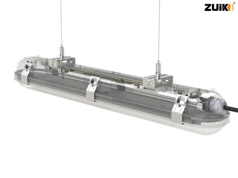 Durable Energy Efficient LED Vapor Tight Light Fixture for Outdoor Spaces