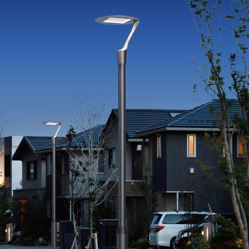 Outdoor Waterproof LED Garden Yard Pole Lamp Post Top Light