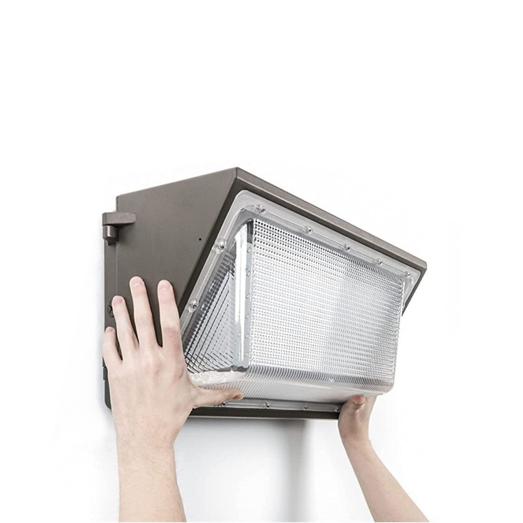 ETL Dlc EMC FCC 3power 3CCT Selectable Changeable Photocell Sensor LED Wall Pack Lighting Fixture