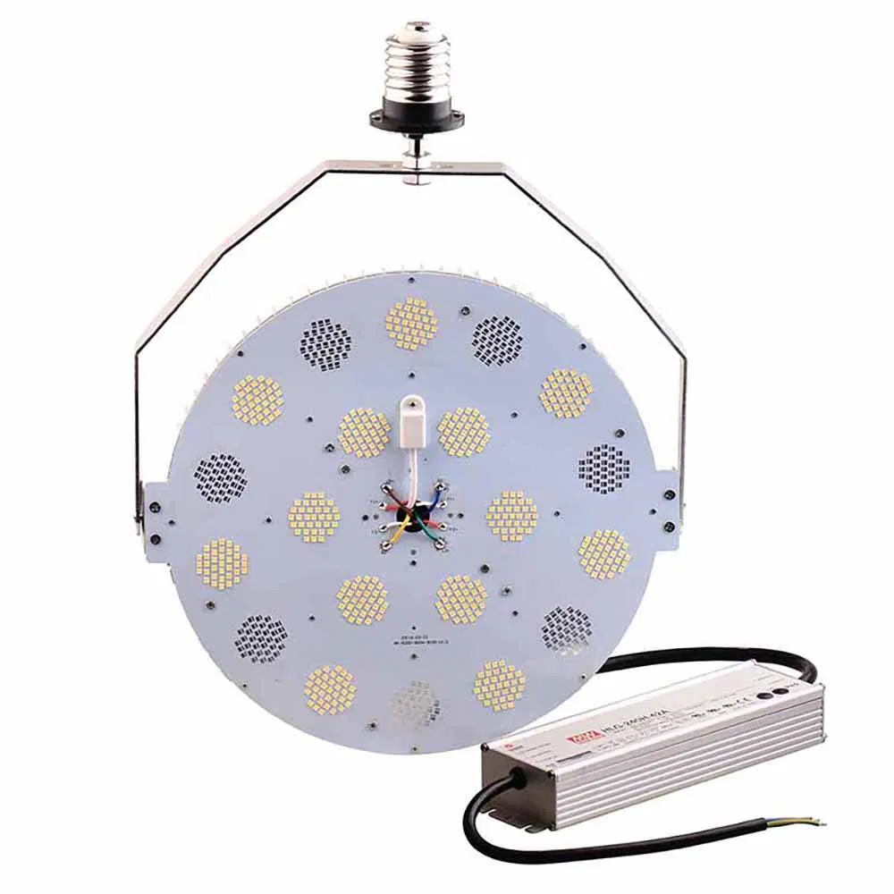 Us Stock 80W-100W-120W LED Retrofit Kits Light 100-277VAC E26 &E39 Socket Adjust Color 4 in 1 Lamp
