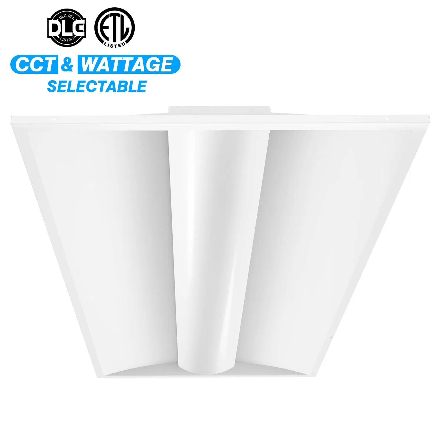 2X4 Troffer Dimmable Troffer Light 36W/50W Retrofit Kit LED Indirect Troffer Lights for Office &amp; School