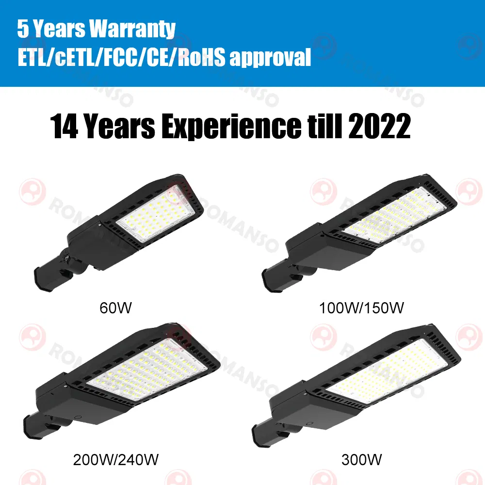 Energy Saving Outdoor Light 150W Parking Lot Area Light 100--277V Shoe Box LED Lighting