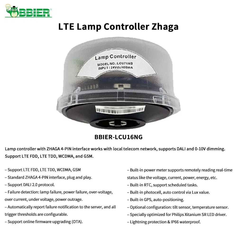 Premium IP65 Smart Lighting Controller Kit Integrated Solution for Lora-Mesh Networks