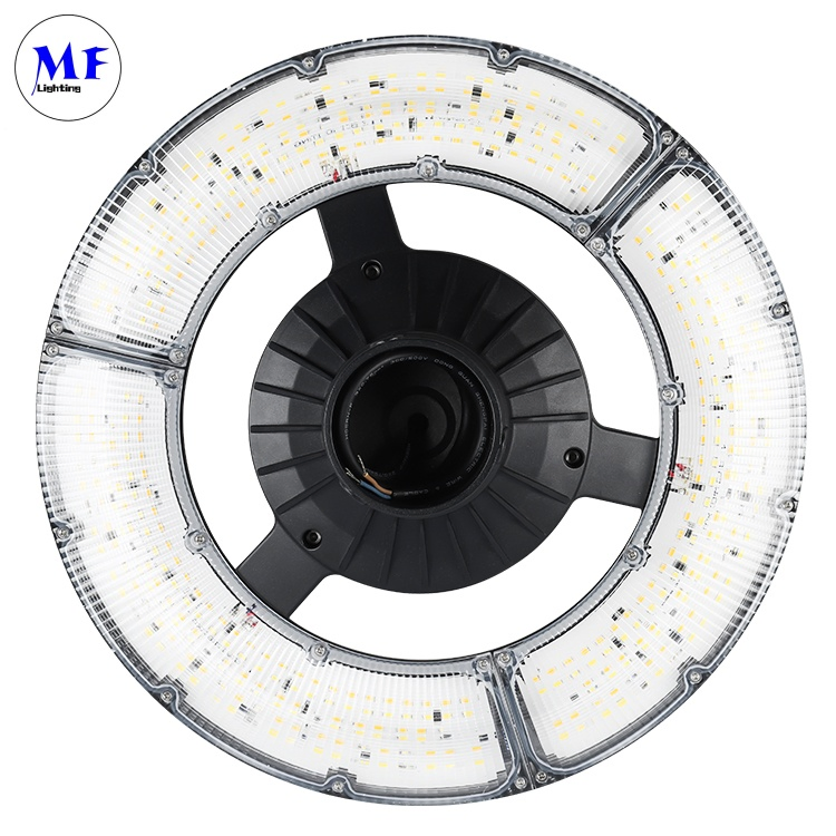 5-Year Warranty Tunable CCT 130lm/W Photocell Built-in 60W/80W/100W/120W/150W/200W LED Post Top Garden Light Pole Area Light for Outdoor Area Lighting