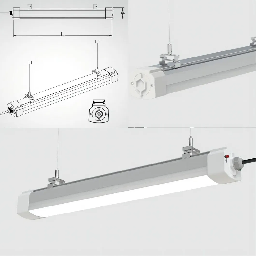 LED Vapor Tight Fixture Detail 2