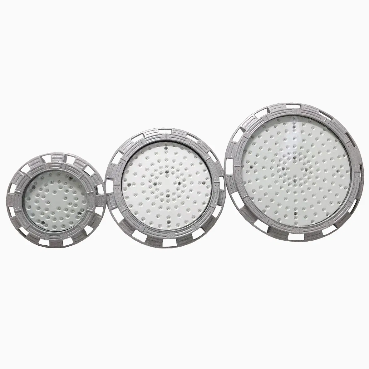 LED Industrial Housing Lens Lumen Metal IP65 66 Fixture Linear UFO High Bay Light