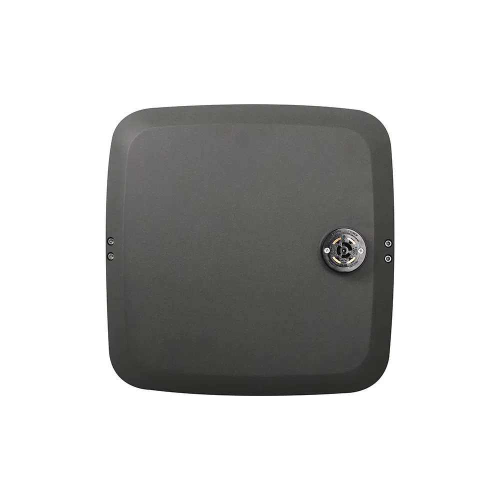 LED Community High Pole Waterproof Square Motion Sensor Post Top Light Garden Smart Outdoor Lighting Aluminum AC Power IP66
