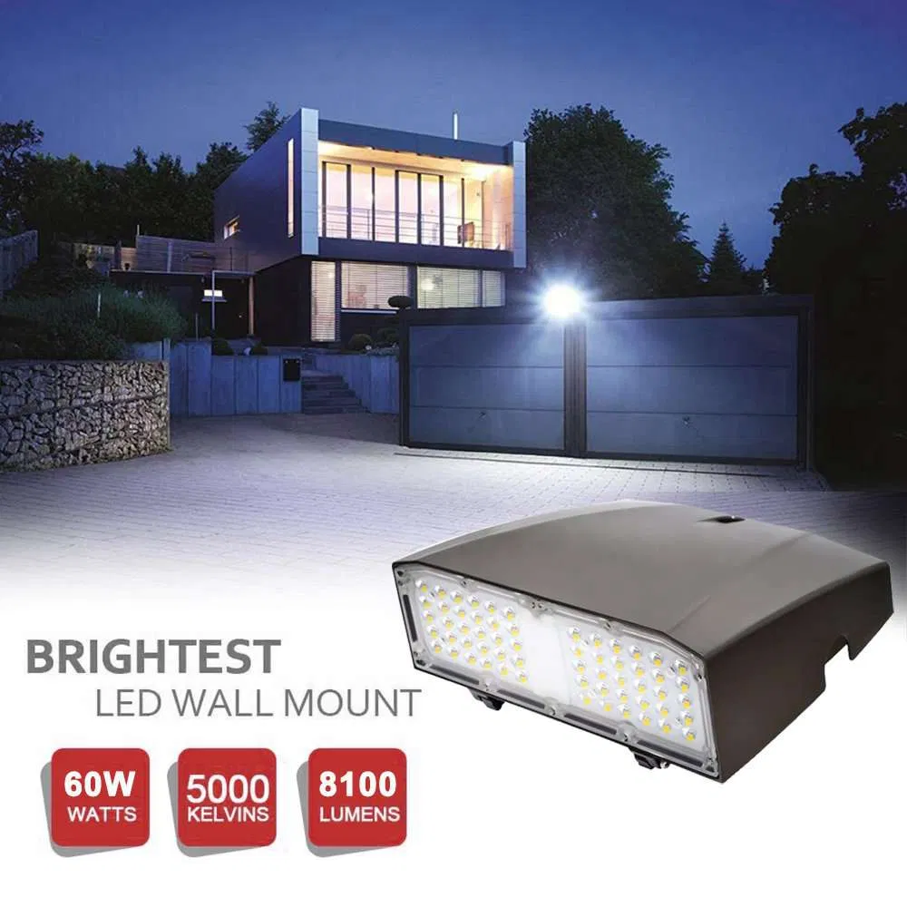 60W White LED Wall Pack