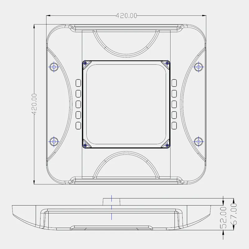 LED Canopy Light View 2