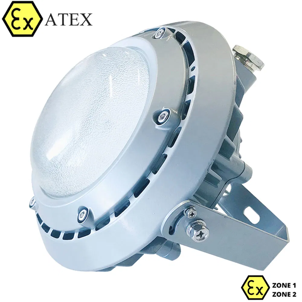 UL Standard LED Explosion Proof Low Bay Industrial Lamps for Zone 1 Oil and Gas Industry IP66 Waterproof Explosive with Atex Approved