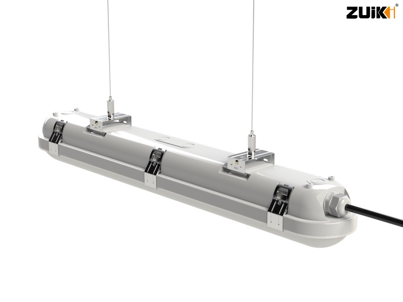Ultra Bright 4FT Vapor Tight LED Fixture for Industrial Use