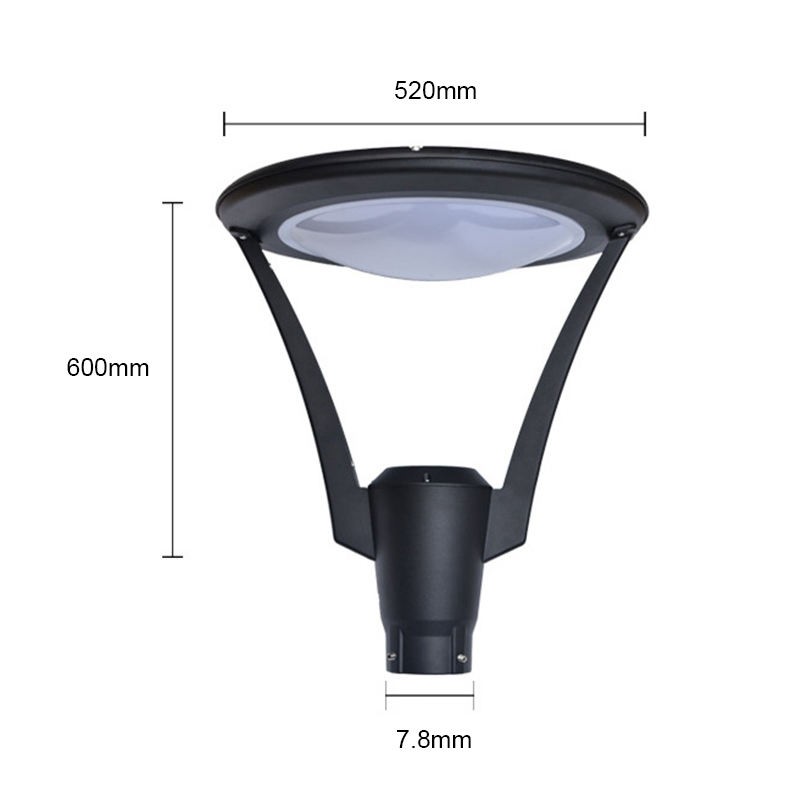 Hongzhun Stock Lamp Pole 80W Post Top Fixture Parking Area Yard Outdoor Lighting LED Dusk to Dawn 60W 100W 150W Garden Light