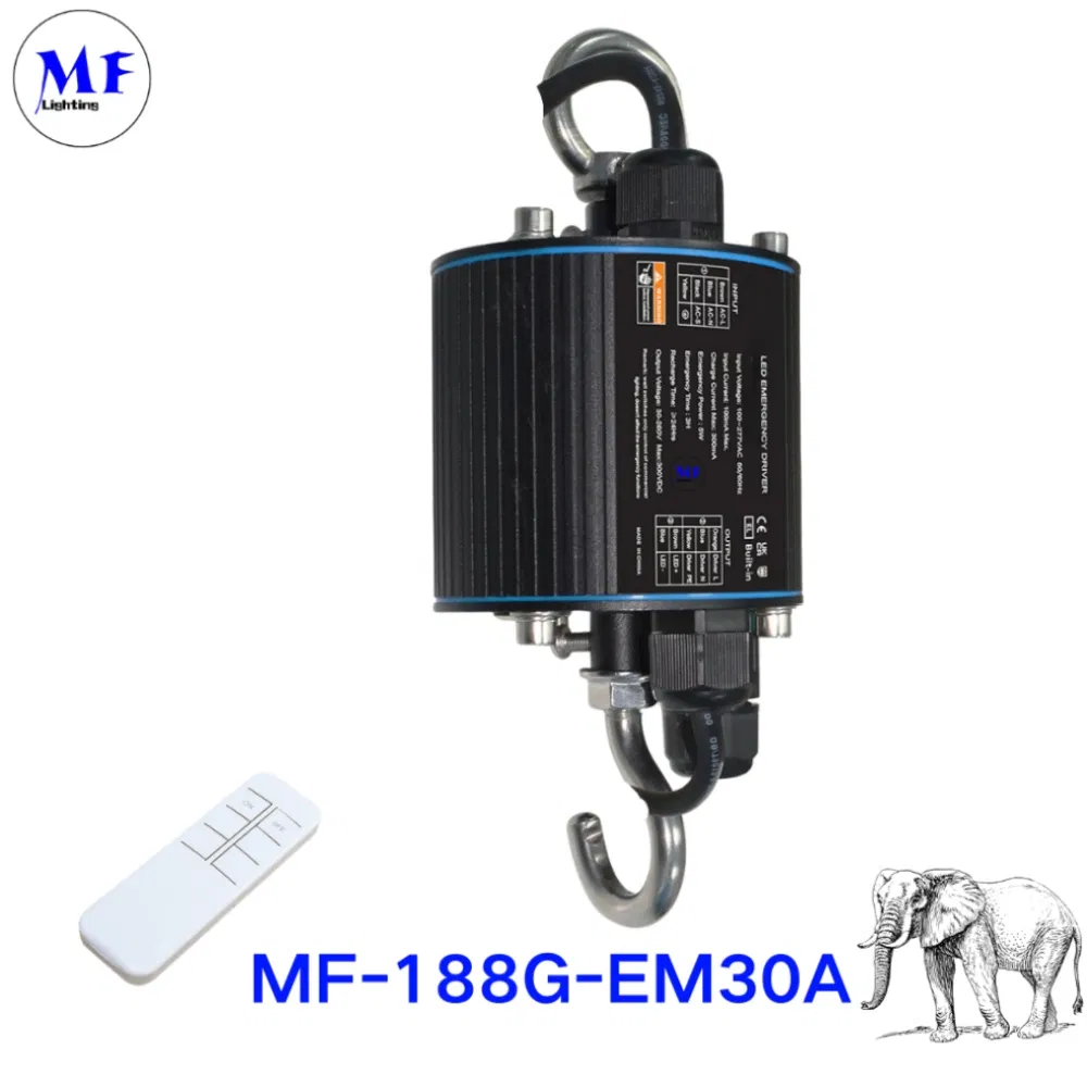 16yrs Manufacture IP65 Waterproof 15W 3h 20W 2h 30W 1.5h LiFePO4 LED Light Emergency Backup Ballast Battery Power Supply Kit Highbay 3years Warranty Driver