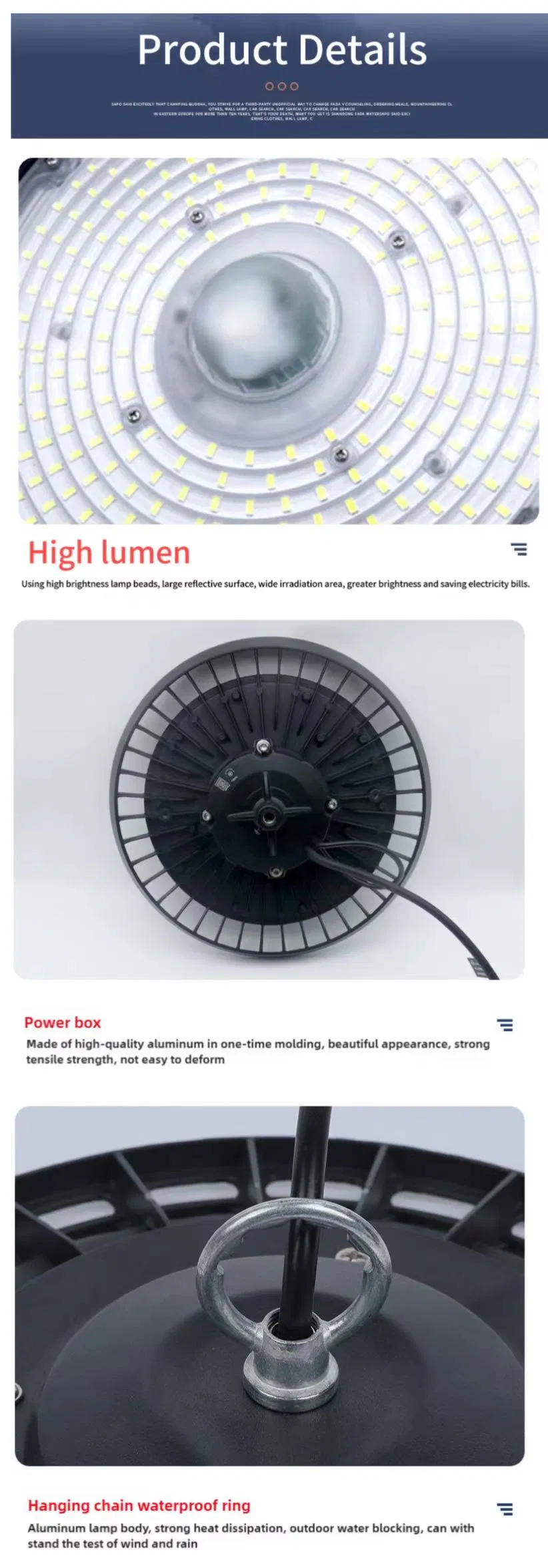 High Bay Light Structure