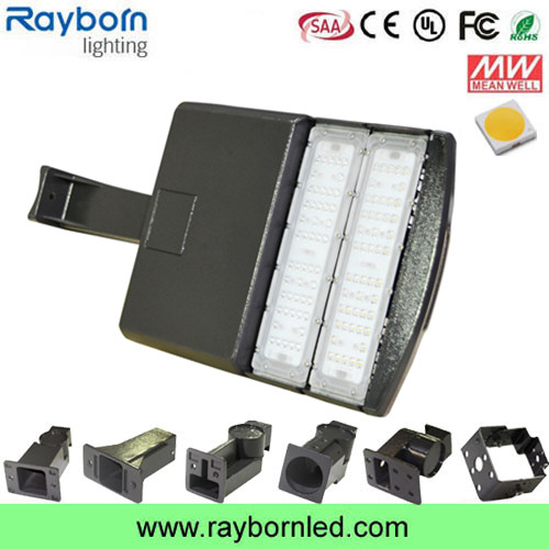 5years Warranty 130lm/W IP66 Ik09 100W Wall Mount Street LED Shoe Box Light