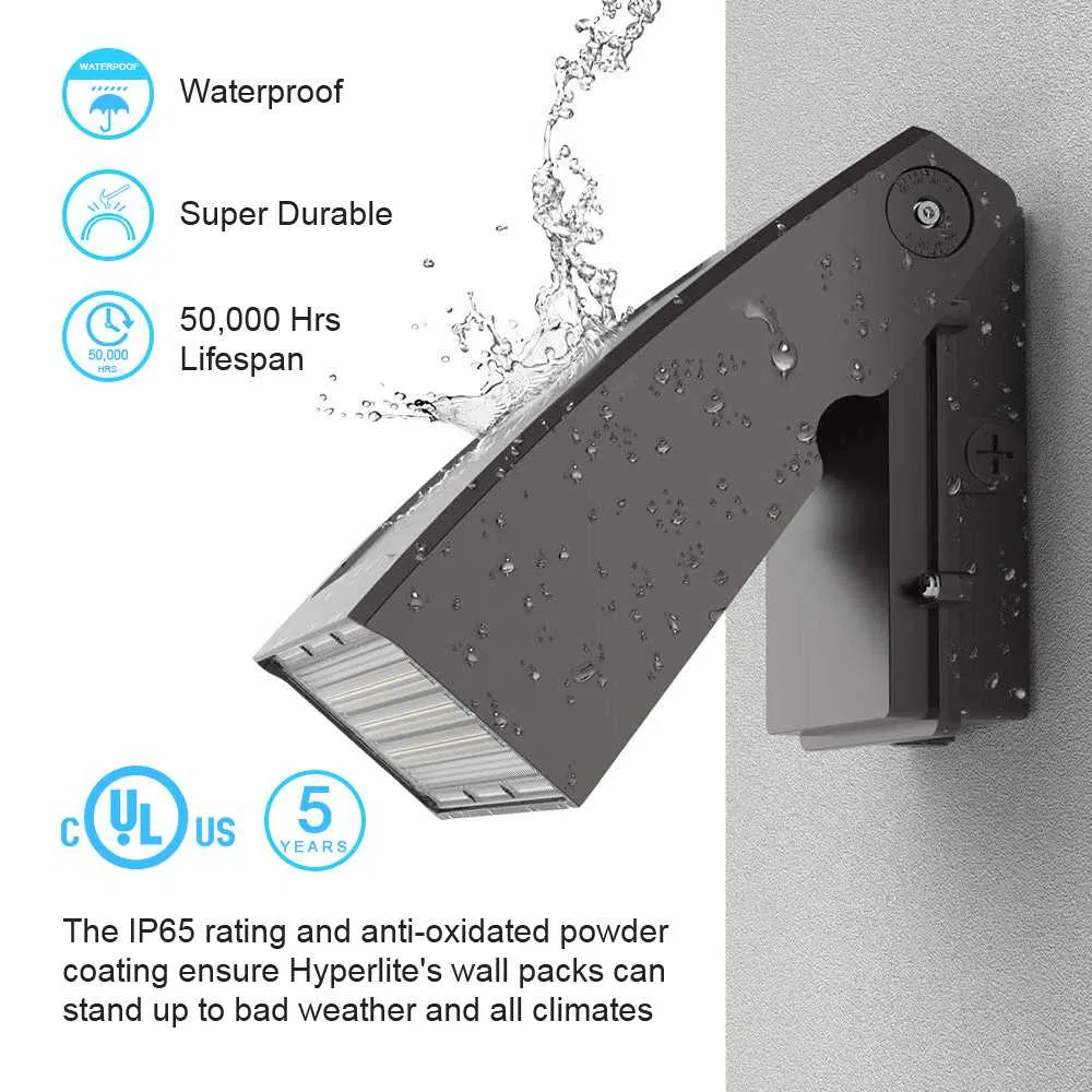 High Efficiency 30W LED Wall Pack with Battery Backup Manufacturer IP65 for Garden Lighting