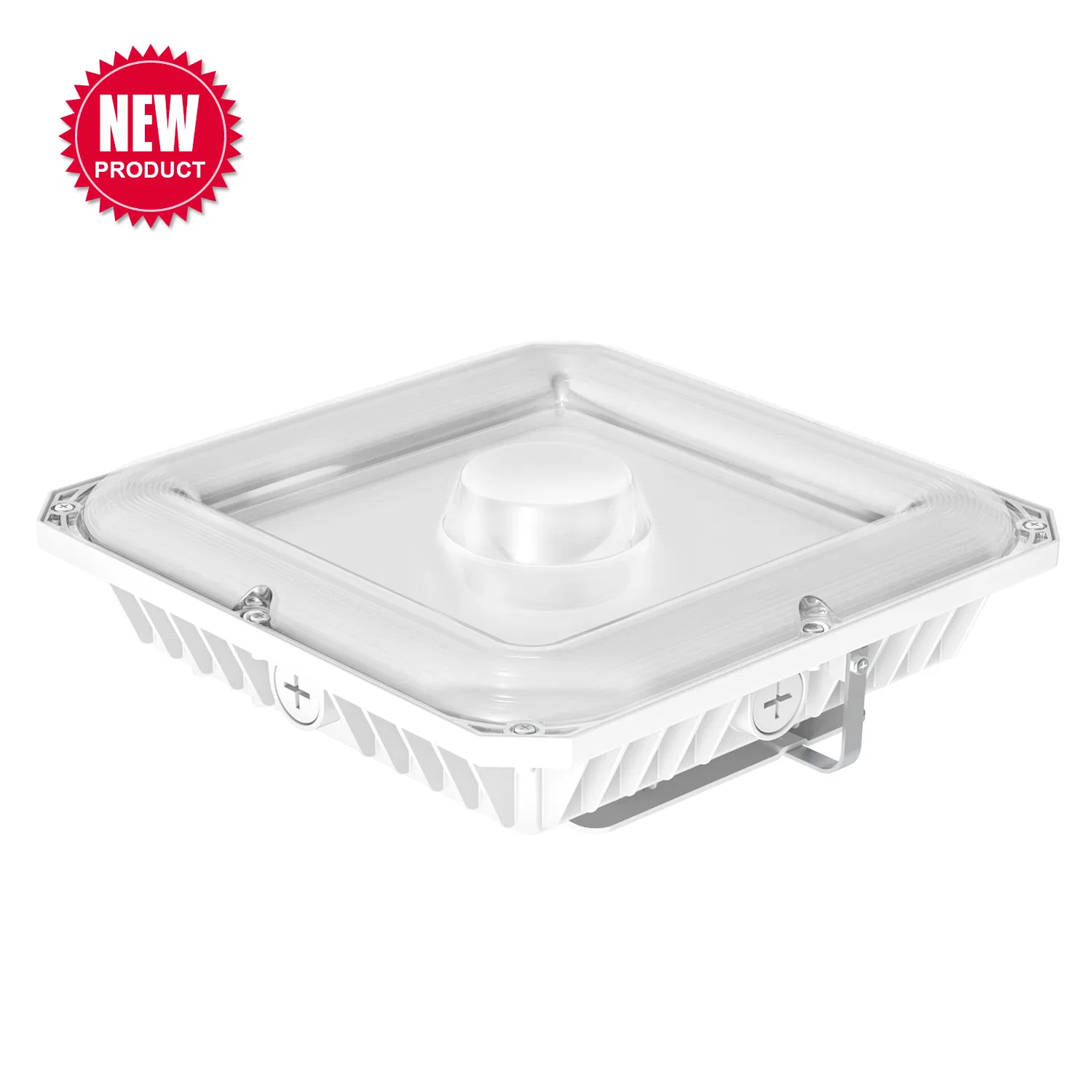 Robust 100W IP65 Waterproof LED Canopy Light for Gas Stations and Outdoor Garages Professional-Grade Outdoor Ceiling