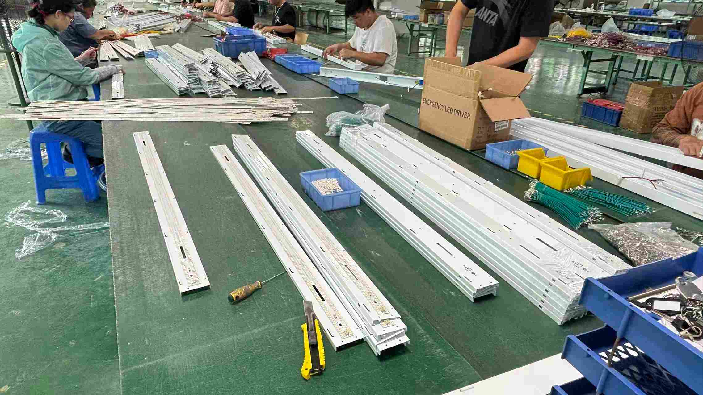 Presta Light LED Fixture Assembly Line