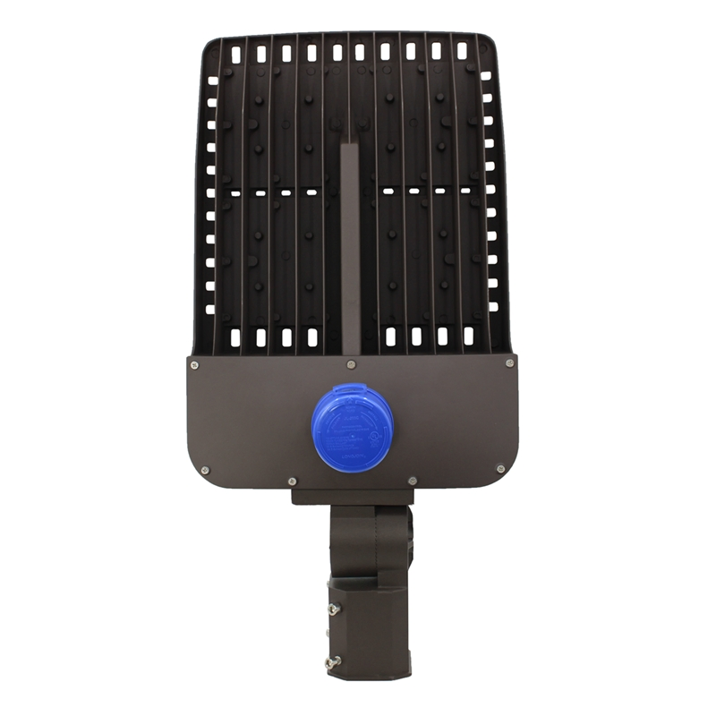 5 10 Year Warranty LED Shoe Box Road Light 100watt 150watt 200watt 300watt 400watt Parking Lot LED Light with Slipfit Yoke Arm Bracket 110V 220V Road Lamp ETL