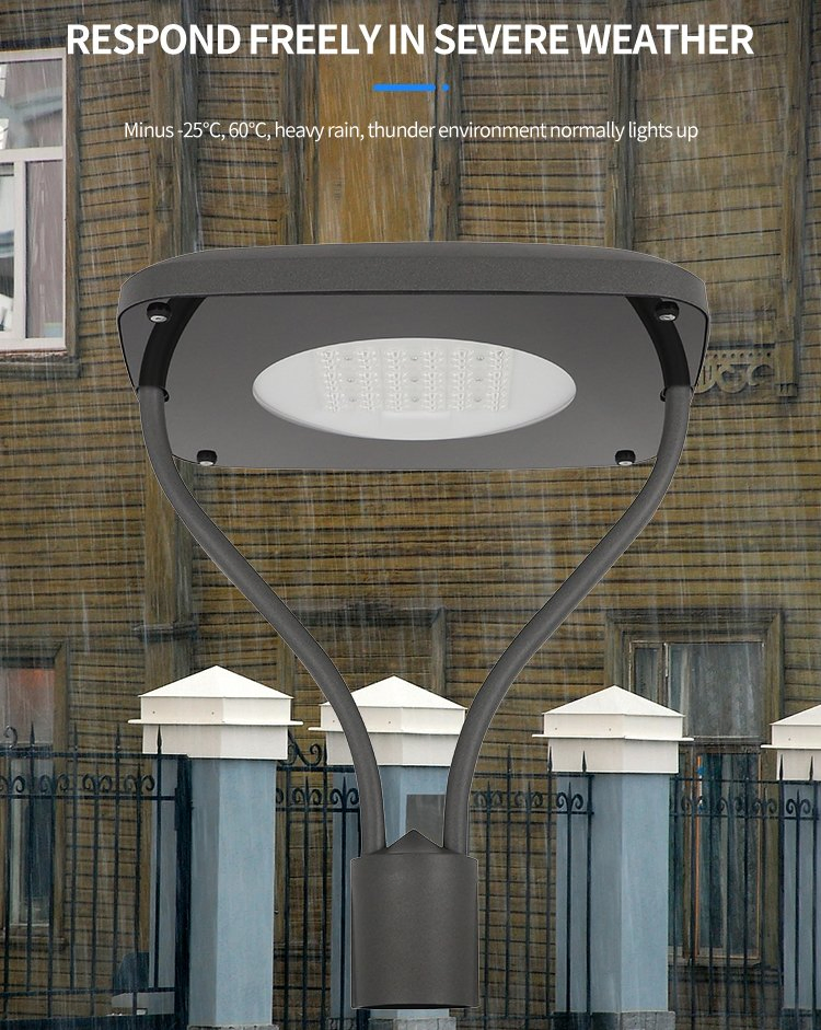 IP66 Waterproof Outdoor Garden Lamp Courtyard Parking Lot Lighting LED Post Top Light