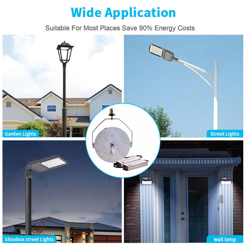 Bbier ETL Listed 150W 200W 300W LED Area Light - Parking Lot &amp; Street Light Retrofit Kits