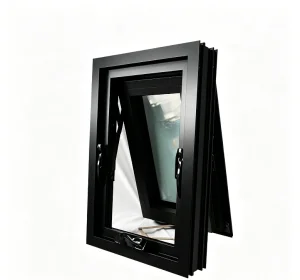 Premium Aluminum Awning Window  German Hardware Multi Point Lock Multi Layer Sealing 10 Year Warranty for Home Basement
