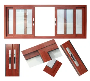 Florida Miami Dade NOA Sliding Window Hurricane Impact Standard Aluminum Double Glazing Sliding windows