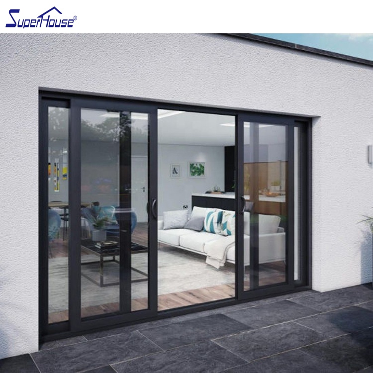 Aluminum Doors and Windows Double Tempered Glass With Super Waterproof for Container House