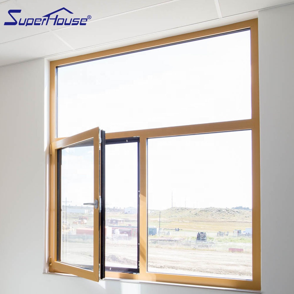 Australian Standard Double Glazed Glass Aluminum Sliding Windows