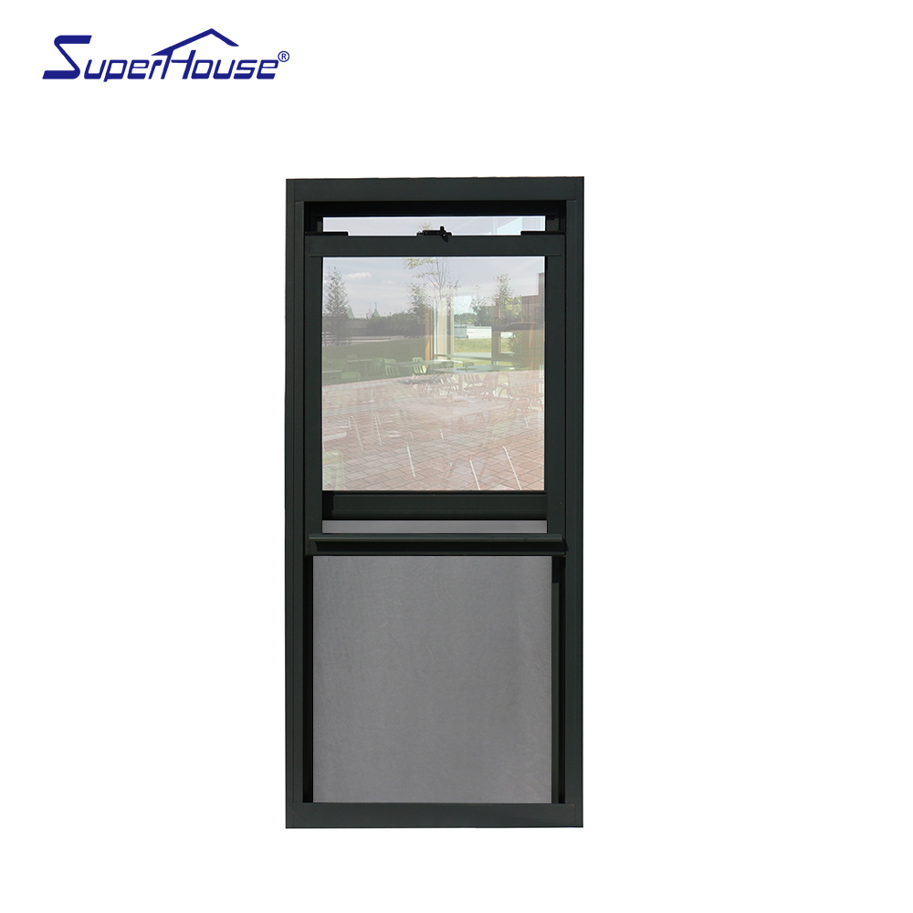 Mainly Export to Florida Customized Residential Single Hung Double Hung Window Aluminum Windows
