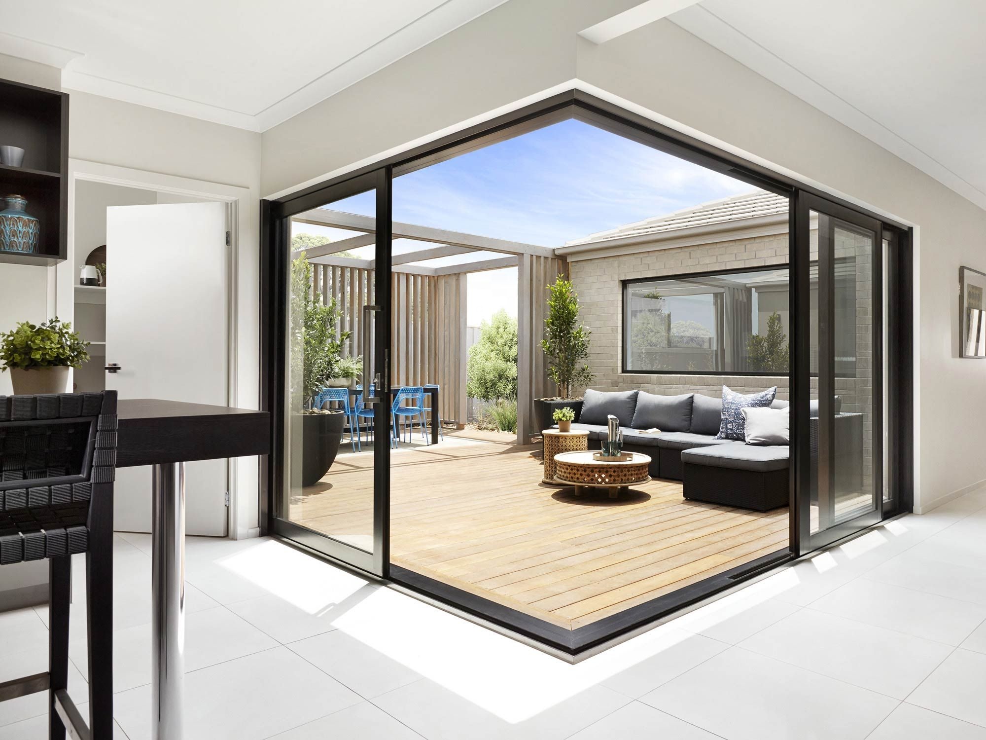 Superhouse Outside Customized Personally T6 Aluminum Insullated Glass Sliding Door