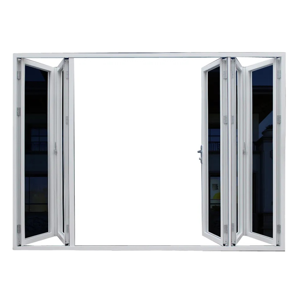 Florida Approved Aluminum Folding Door Hurricane Impact Laminated Glass for Villa Patio Entrance